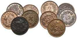 Schweiz 2 Rappen Lot