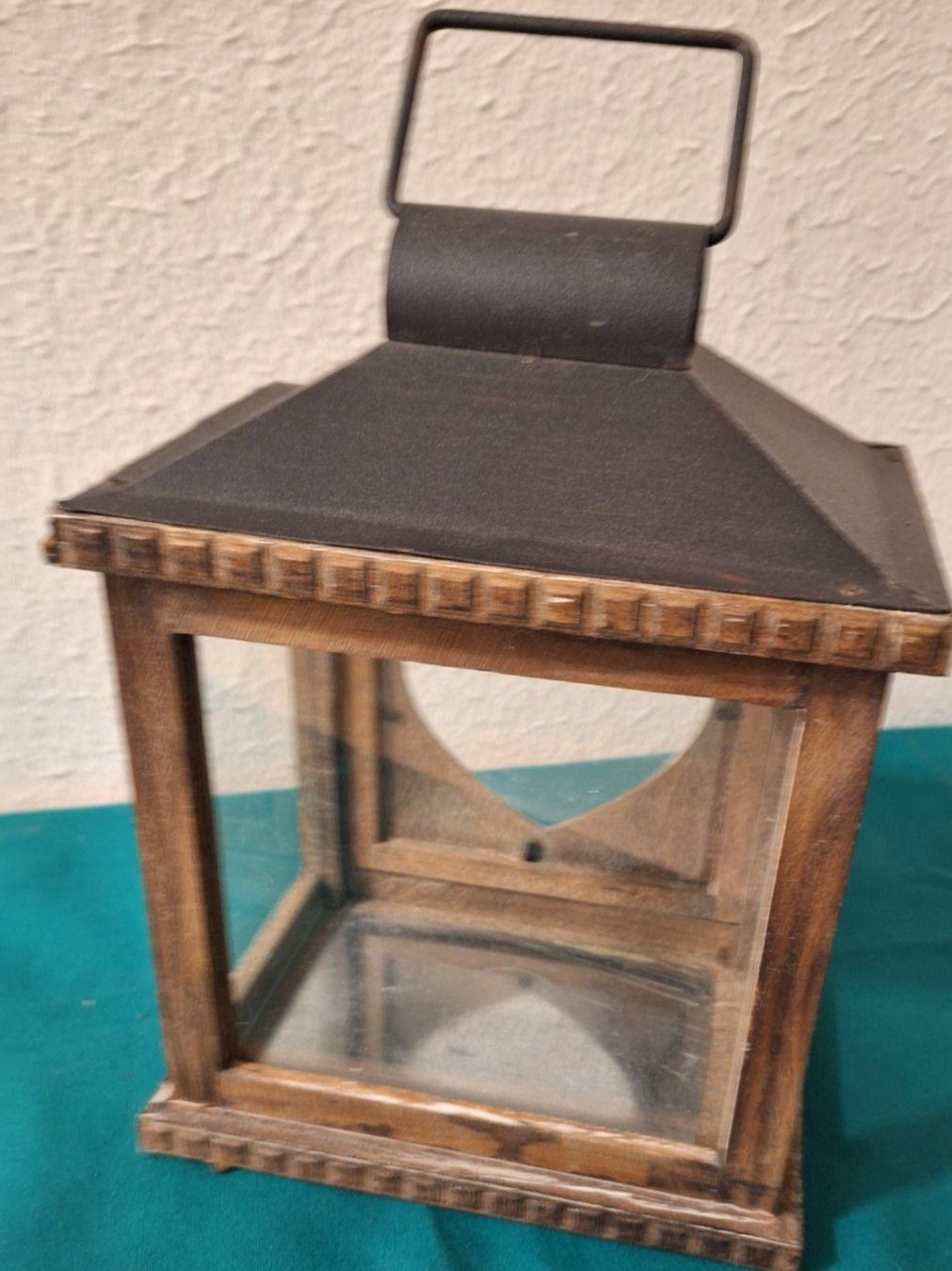 Lanterne: Laterne Holz /Metall, mit Herz – Usato da Arlesheim venduto da shopradl 4