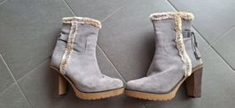 bottine grise / graue Stiefelette