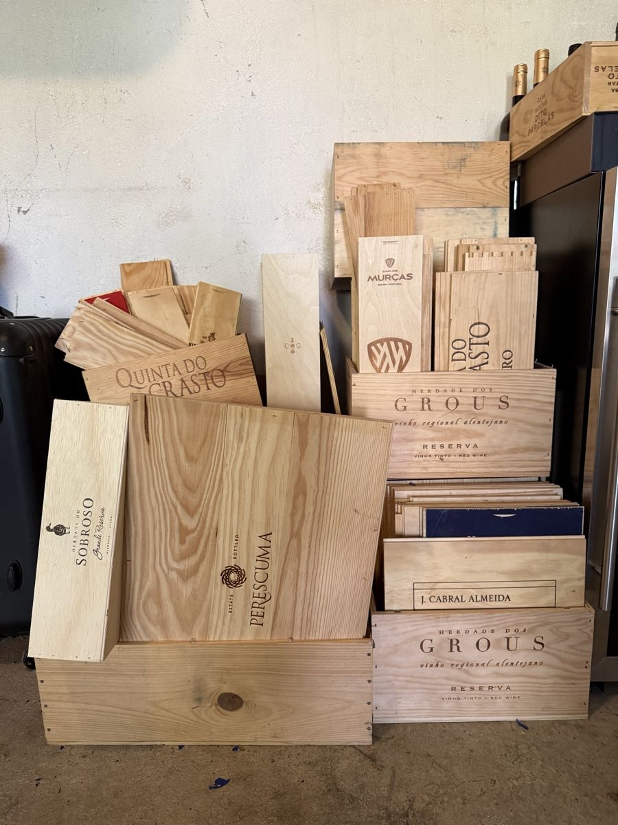 Articoli in legno: Weinkistendeckel – Usato da Thalwil venduto da ropejo