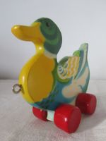 Vintage Spielzeug-Ente / Holzente