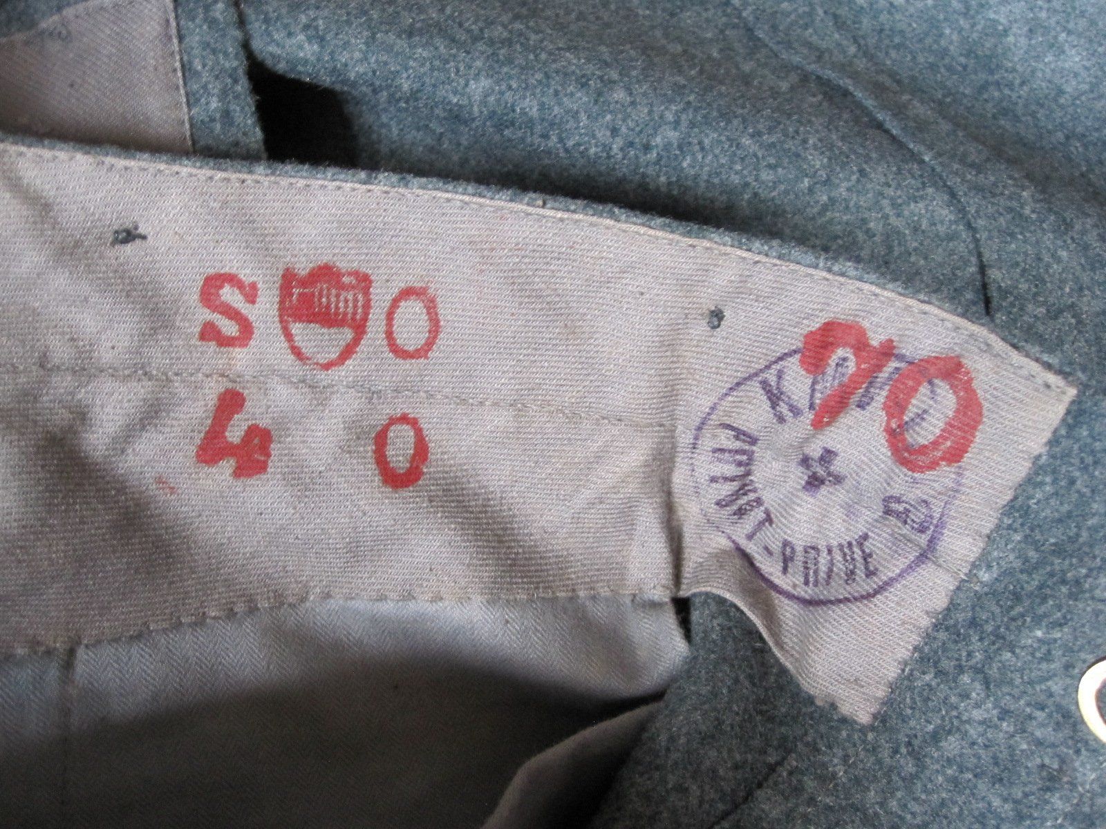 Schweizer Armee Uniformi: Artillerie, Haubitzen Uniform Ord. 40. – Usato da Worb venduto da Santosdumont 5