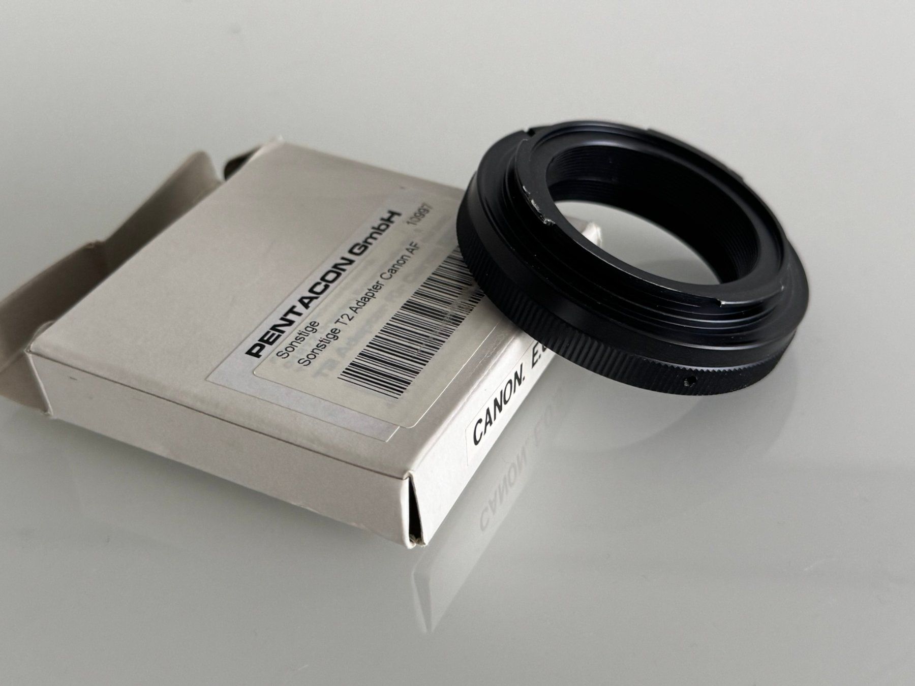 Canon Adattatori foto: Pentacon T2 Adapter Canon AF , Neuwertig! – Nuovo (secondo la descrizione) da Uhwiesen venduto da mic_kd6g 4