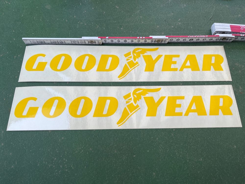 2 x Goodyear Sticker Gelb (Neu und originalverpackt) in Eschenbach SG ...