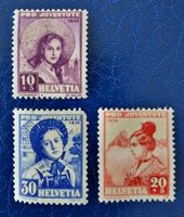 🇨🇭 Helvetia Pro Juventute 1936-1938, Top Angebot!