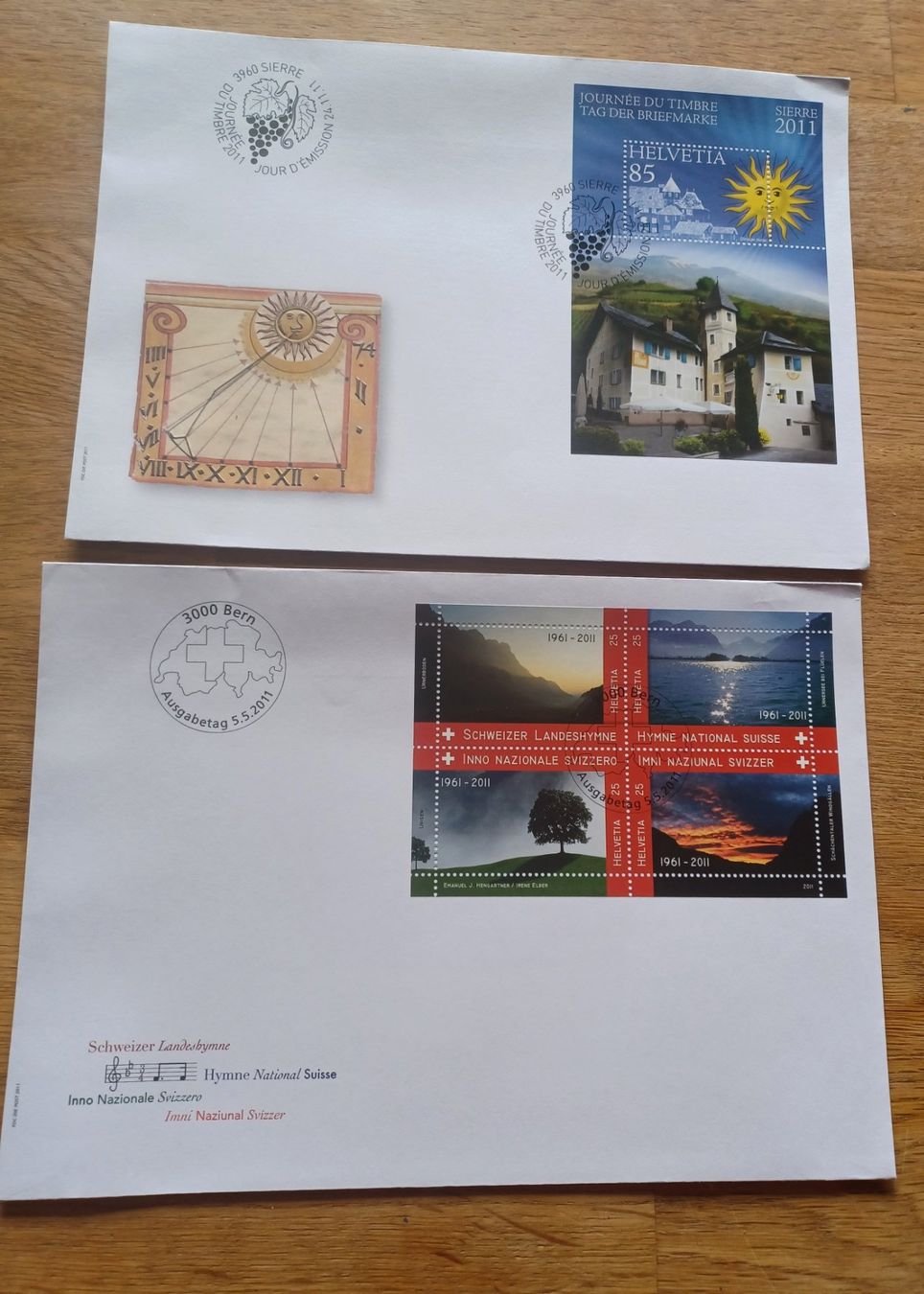 Tutti i francobolli: FDC Schweiz 2011 14 Verschiedene – Usato da Solothurn venduto da urs_6h56 1