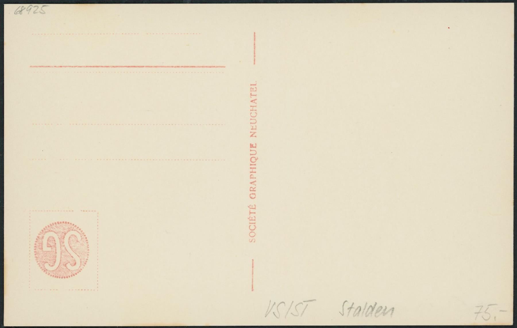 Cartoline postali: VS Stalden – Usato da Schindellegi venduto da leecollect 1