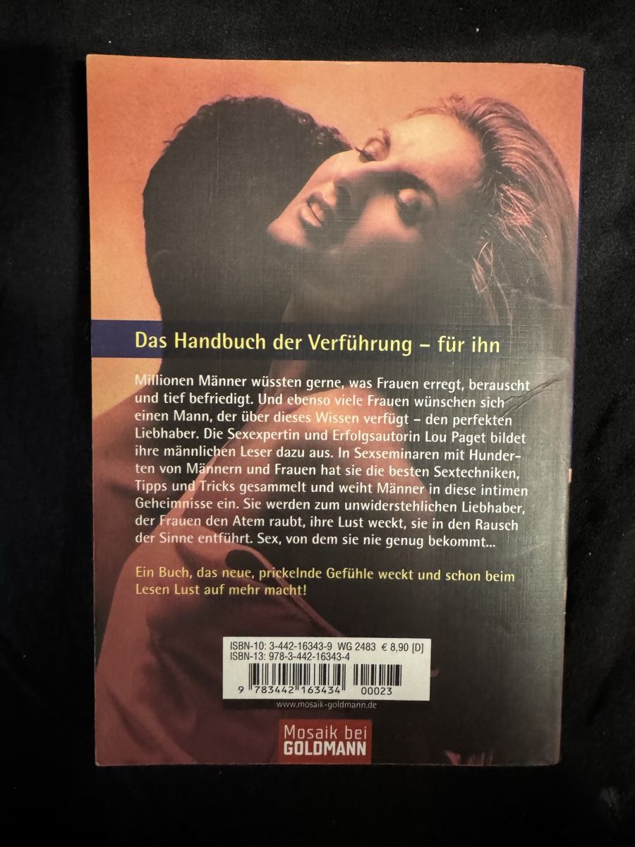 Libri: Lou Paget "The Perfect Lover" – Usato da Seuzach venduto da Wolf936 1