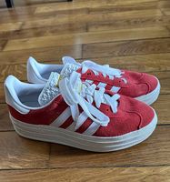 Adidas Gazelle Bold  Rouge Scarlet / Blanc  Plateforme