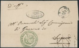 TI Magliaso - Strahlenstempel - Lugano - Brief