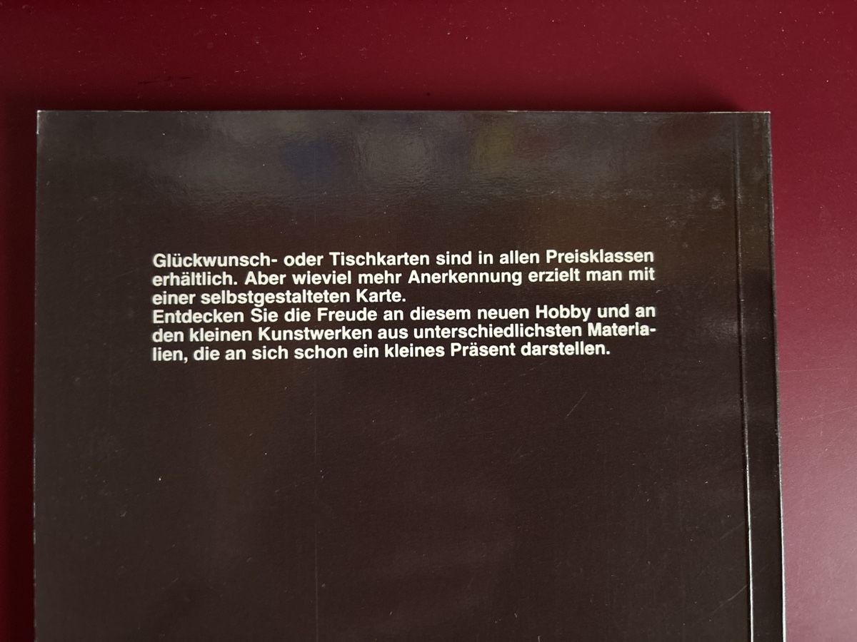 Bücher: Originelle Einladungs-, Tisch- und Grusskarten – Neu (gemäss Beschreibung) aus Lostorf von Felixa64 1