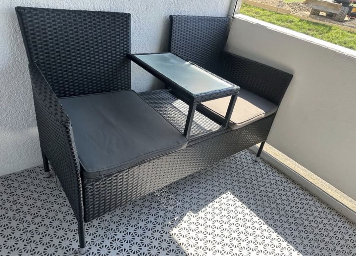 Panchine: Sitzbank aus Rattan – Usato da Biel/Bienne venduto da kiki123456 1