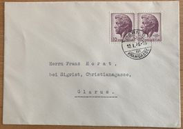 1946, FDC "200. Geburtstag Heinrich Pestalozzi", SBK 50 Fr.