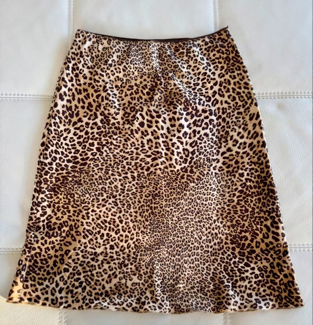 Gonne: Leo Print Satin Skirt, Size S – Usato da Honau venduto da schueve2 1
