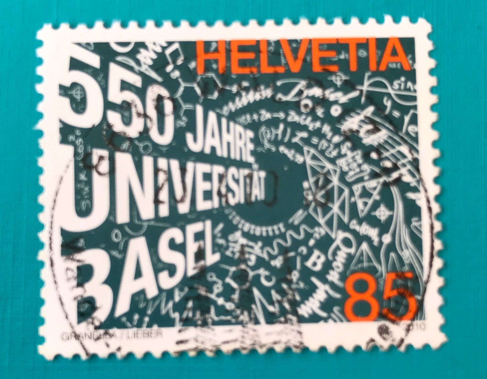 Tous les timbres: Nr.1348 mit Stempel  Universität Basel  2010    – D'occasion à Aarau par Billa007