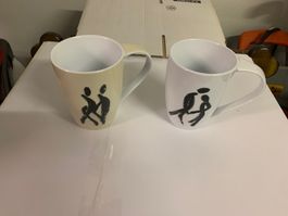 Lunasol Tasse, 2er Set, Geschirr mit Motiv, Top Zustand
