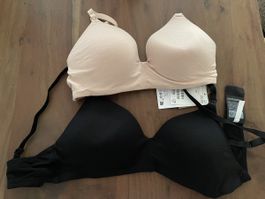 2er Set BHs von H&M - Neu mit Etikett, Grösse 75C
