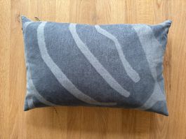 2 Kissenbezüge Blau Muster Danish Design 60% Baumwolle