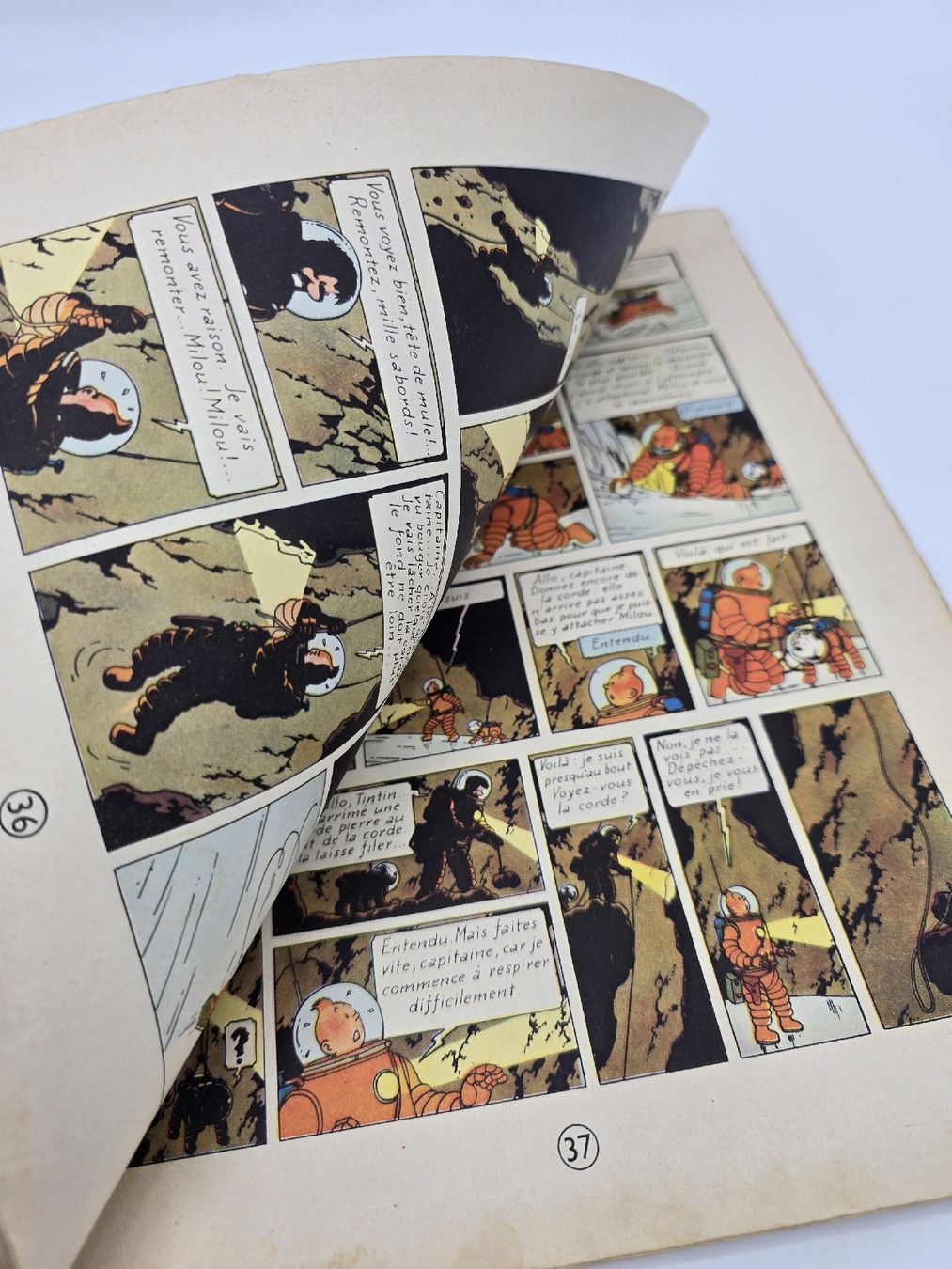 Fumetti: Tintin - On a marché sur la lune  – Usato da Bière venduto da BellayServices 7