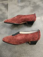 Damen Schuhe Giancarlo Turato Leder Gr 36 rot Wildleder