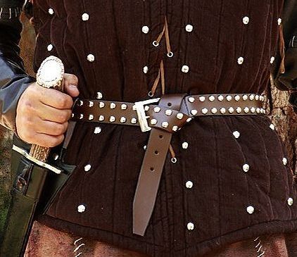 Ledergürtel / Langgürtel braun (Kostüm)