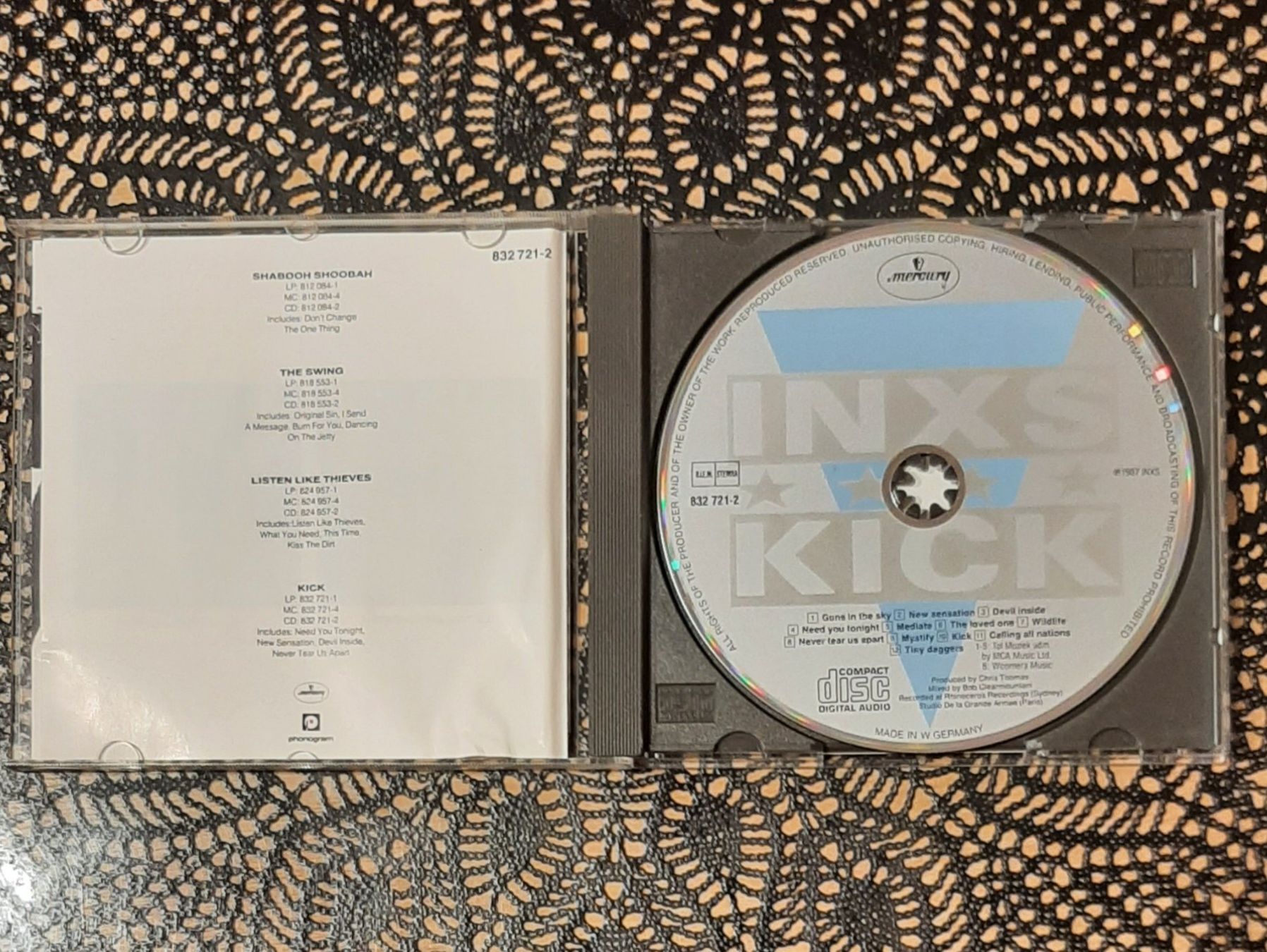 CDs: INXS - Kick, AUS Rock CD Album 1987 – Gebraucht aus Schönenberg TG von Gregolino76 2