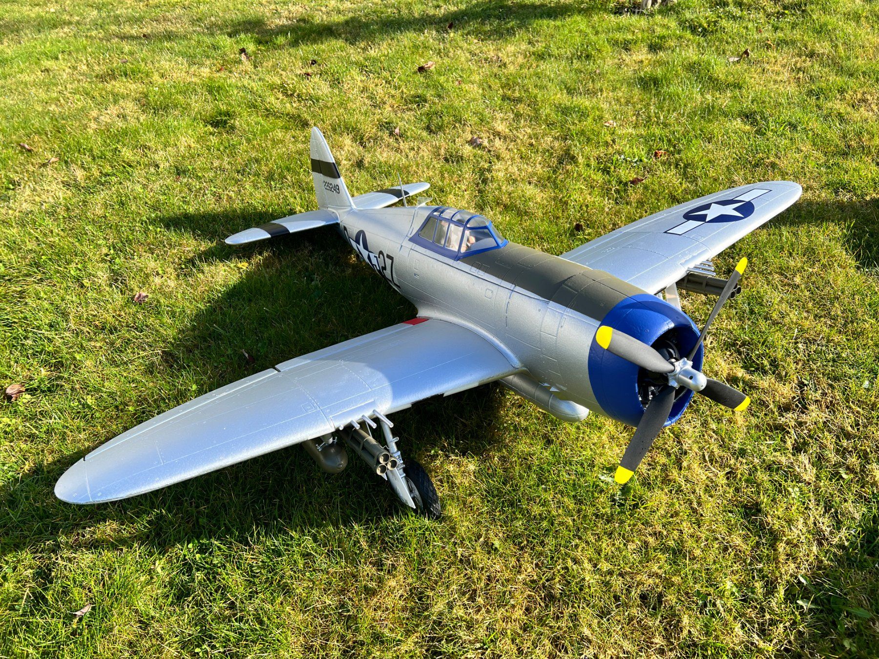 E-Flite RC Modellbau: E-flite P-47 Razorback 1.2m BNF Basic with AS3X & SAFE Selec – Neu (gemäss Beschreibung) aus Neu St. Johann von Sidwald 1