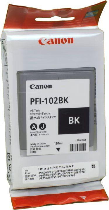 Canon Druckerpatronen & Toner: Canon PFI-102BK – Gebraucht aus Hildisrieden von eLuterbachAG