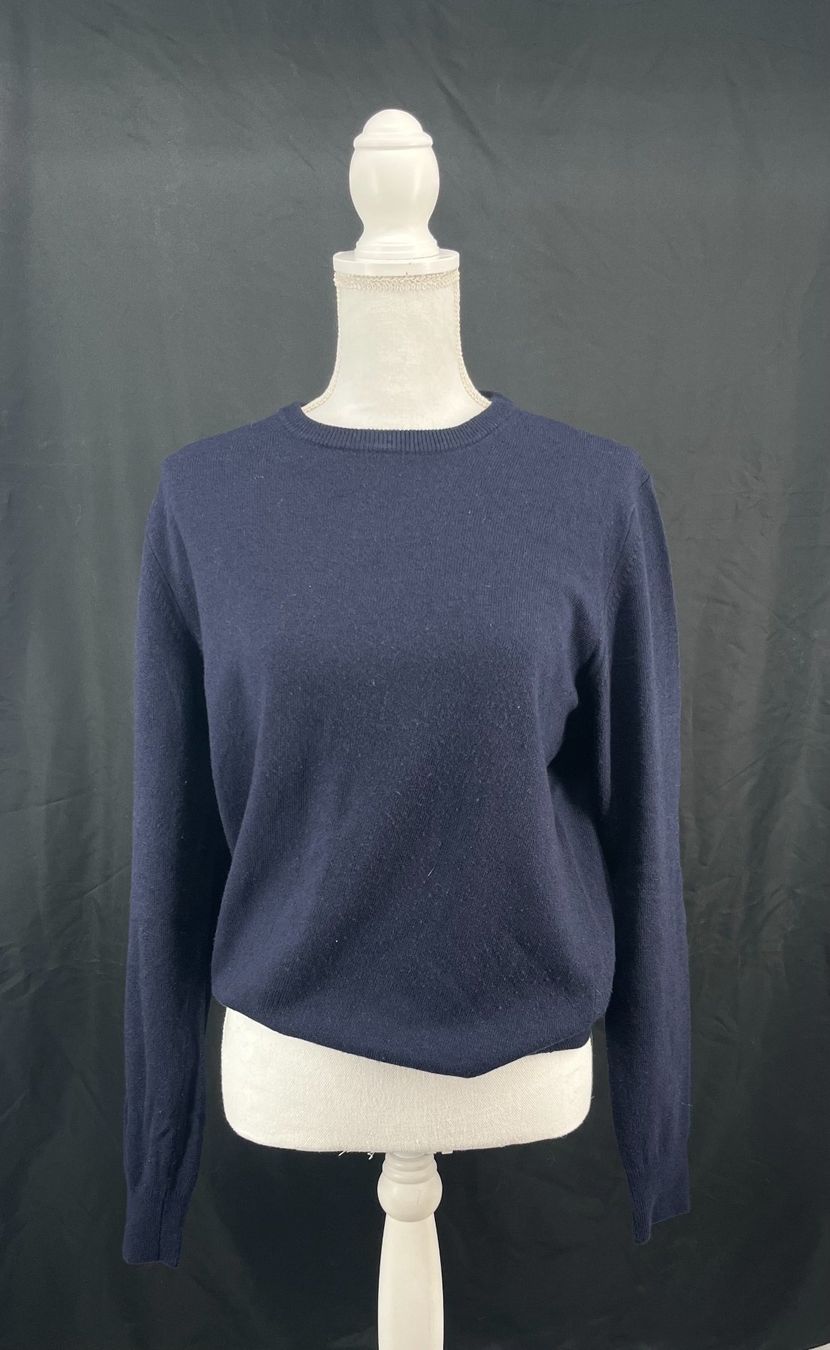 Pullover & Sweatshirts: Pull bleu marine 10% cachemire – Gebraucht aus Lausanne von PlusValue_Lausanne