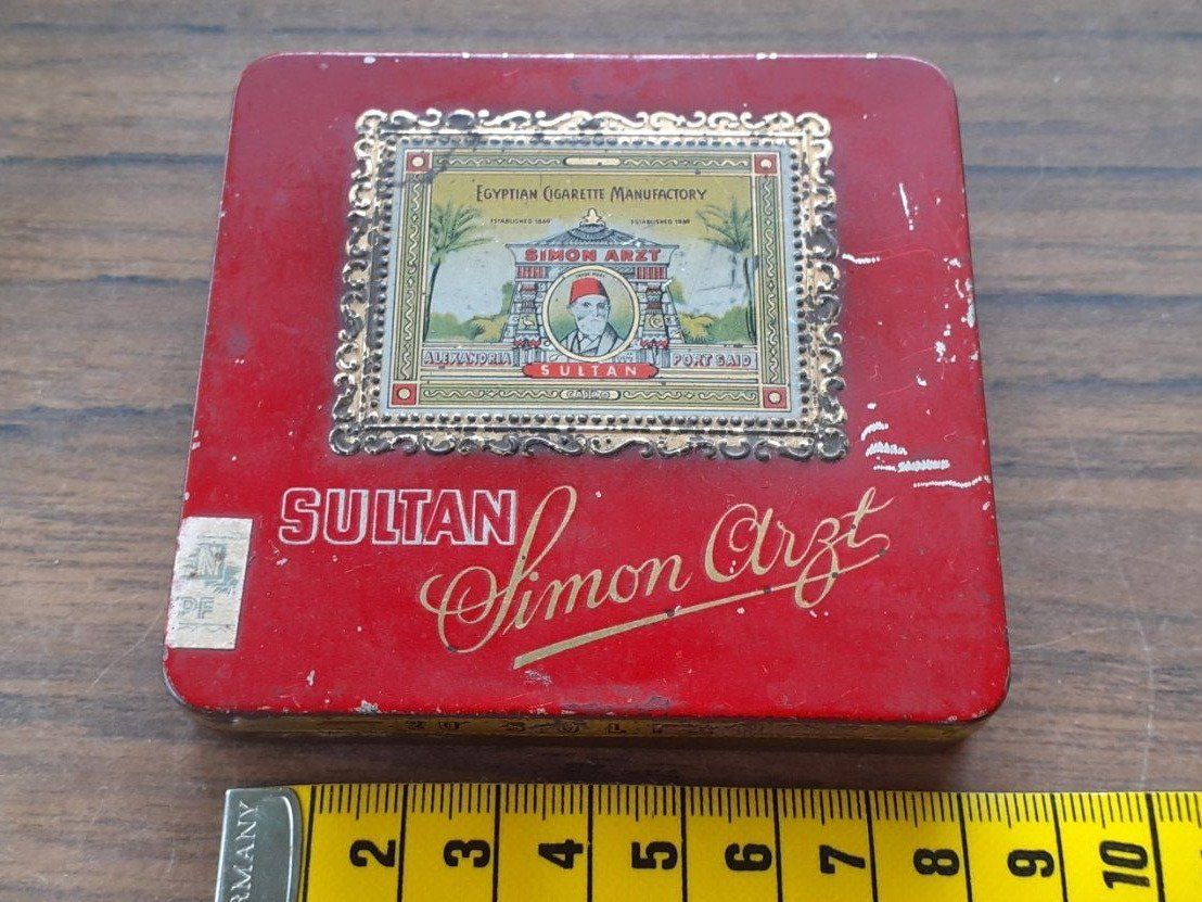 Barattoli: Zigarettendose Blechdose Sultan Simon Arzt – Usato da Mörschwil venduto da wunderkiste44 2