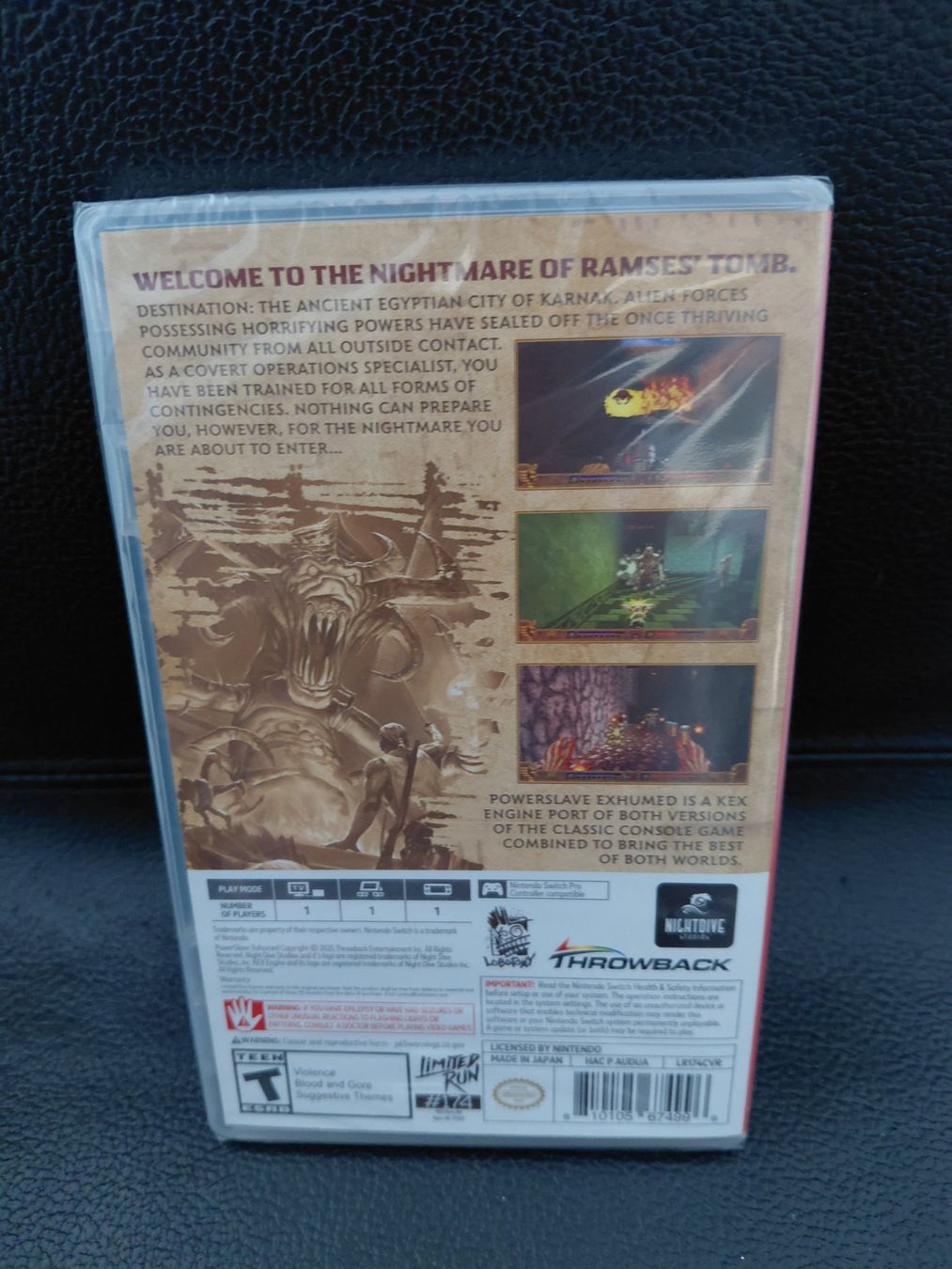 Giochi: Powerslave Exhumed (Switch), neu! – Nuovo e nell'imballaggio originale da Uezwil venduto da -Retrogames- 1