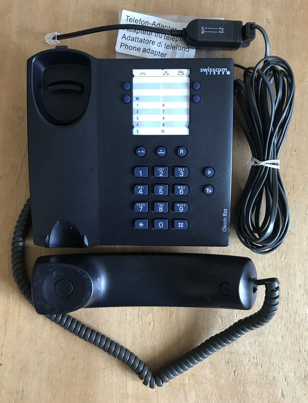 Swisscom Telefoni: Telefonapparat Classic B22 analog anthrazit – Usato da Hergiswil NW venduto da hpb_9bvx 2