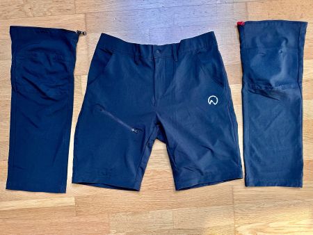 Crivit zip off Wanderhose 164 lang kurz Trekking Hose