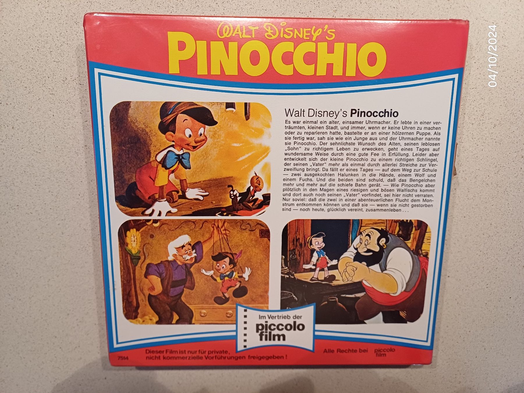 Filme: Pinocchio - Super 8 mm Film – Gebraucht aus Würenlos von JRP_71 1