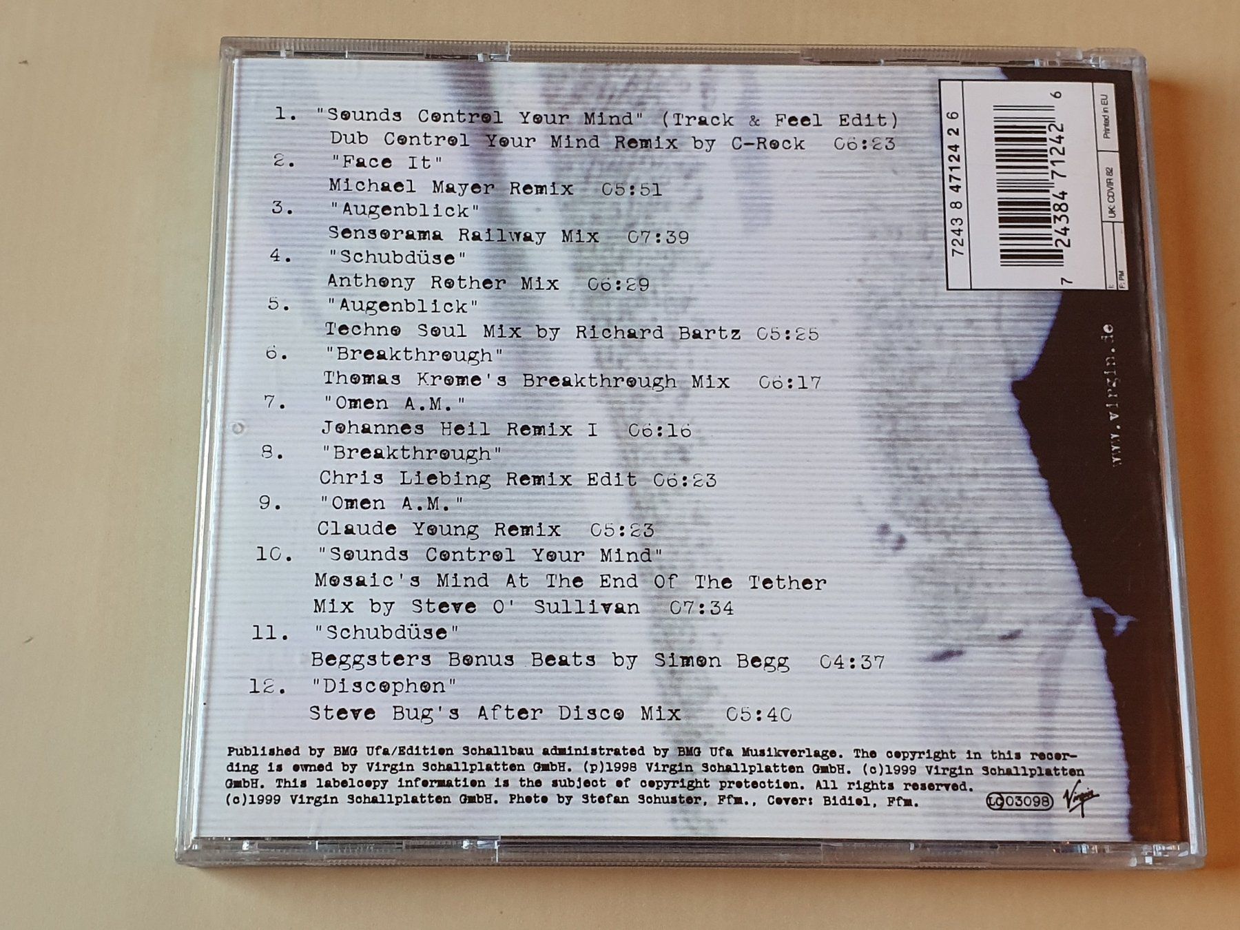 CD: Sven Väth six in the mix – Usato da Stansstad venduto da collectorsshop 1