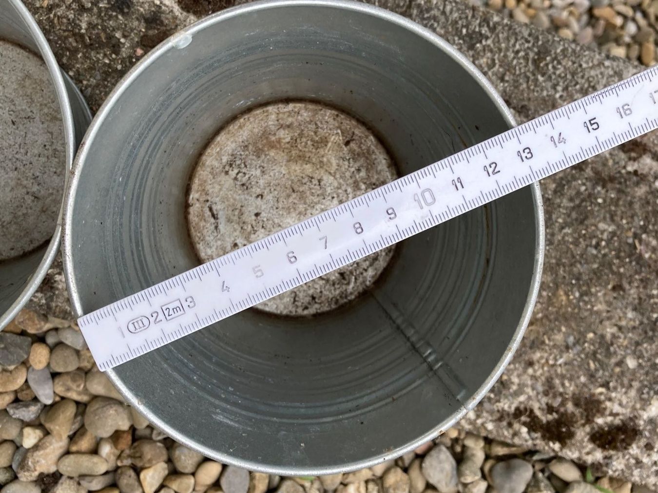 Ikea Vasi per fiori: 3x Übertöpfe verzinkt – Usato da Hitzkirch venduto da eve_may 5