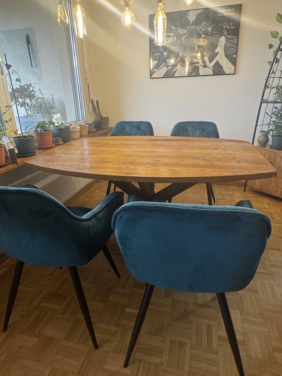 Tavoli: Handgefertigter Unikat-Esstisch aus massiver Eiche – Usato da Oberrohrdorf venduto da dia_9h7r 2