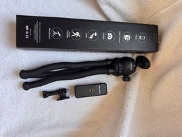 ROXTAK Flexibles Stativ Handy Kamera GoPro Tripod, NEU