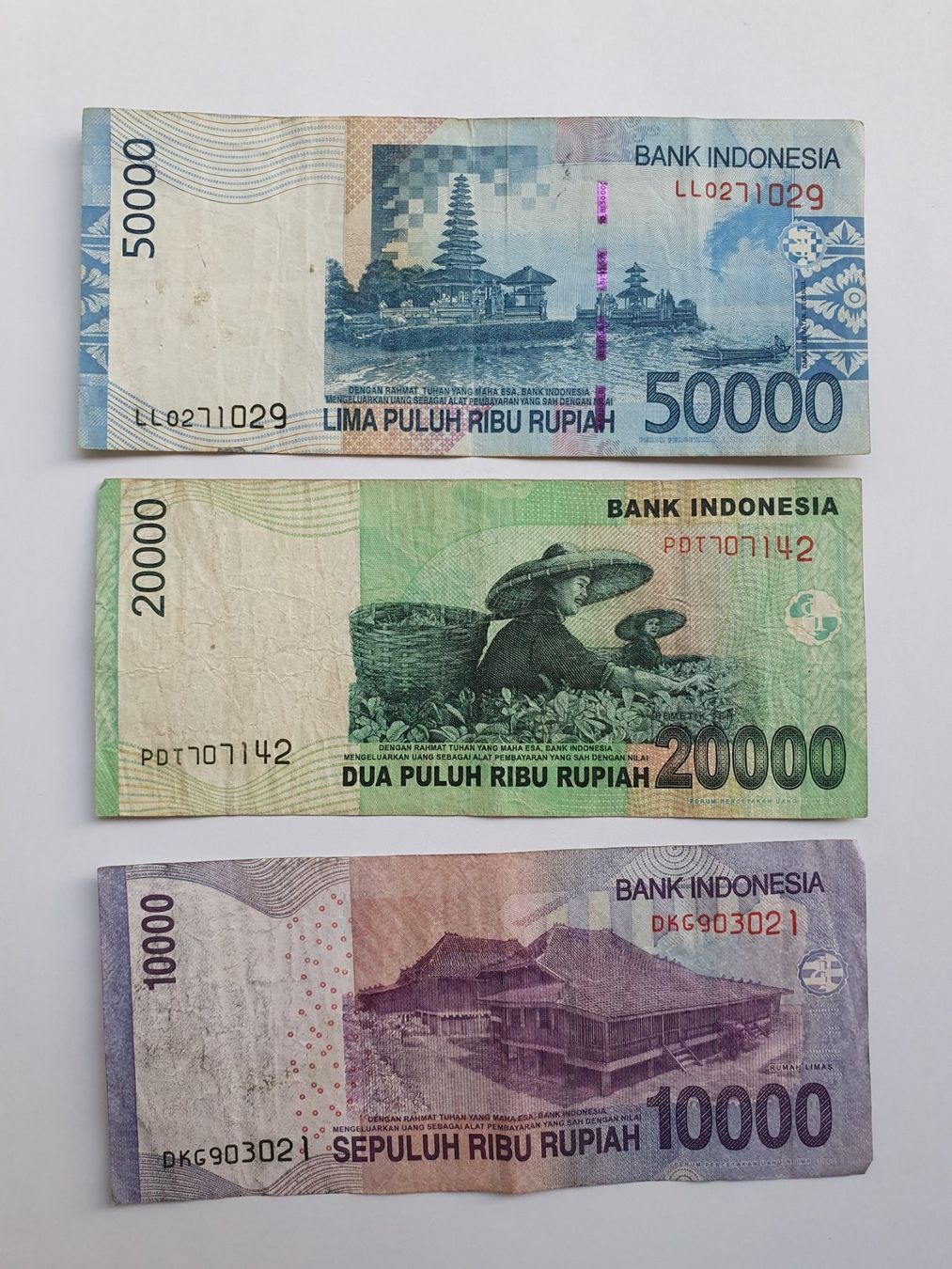 Banconote: Banknoten aus Indonesien – Usato da Pravidondaz venduto da LVtik 4