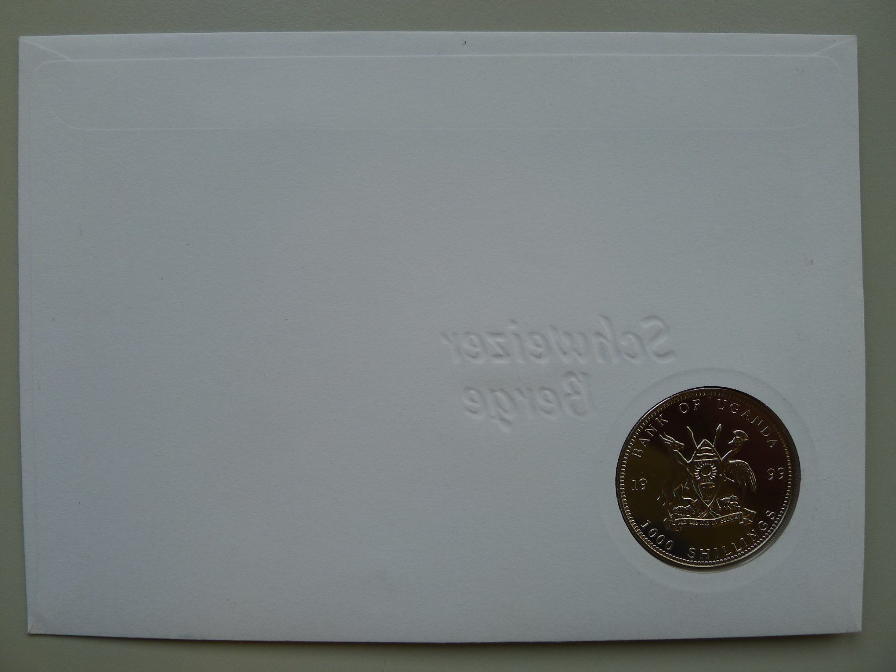 Medaglie: 2000: Numisbrief: Schweizer Berge - Graustock mit Nr.682 – Usato da Sursee venduto da Luzernerraute 3