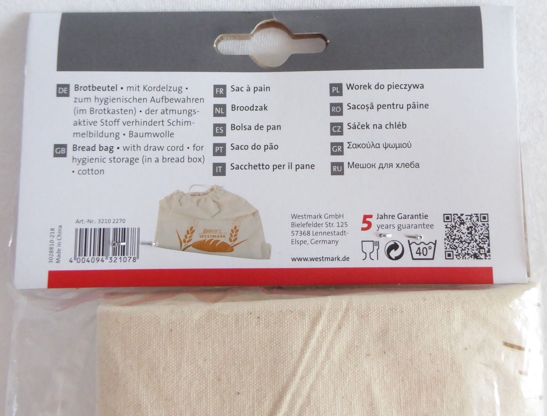 Contenitori & Simili: Brotbeutel - Westmark – Nuovo e nell'imballaggio originale da Mauren venduto da Yeelen 2