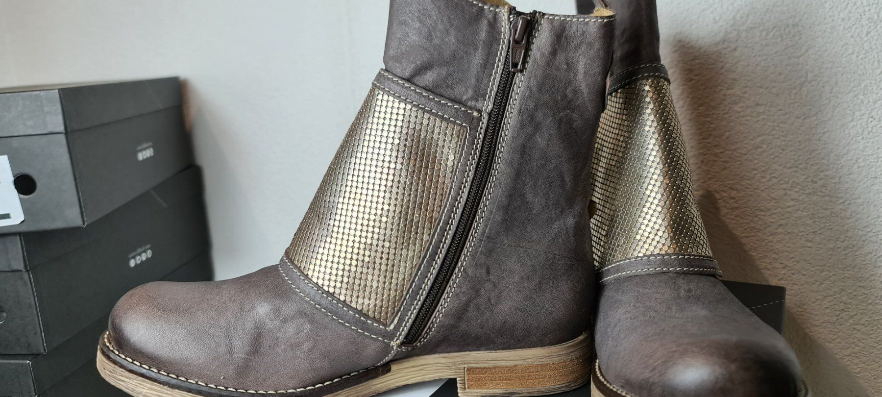 Damenschuhe: Dkode Leder Stiefel Lp:219 fr Gr. 36 – Neu und originalverpackt aus Uerkheim von Justi.y 2