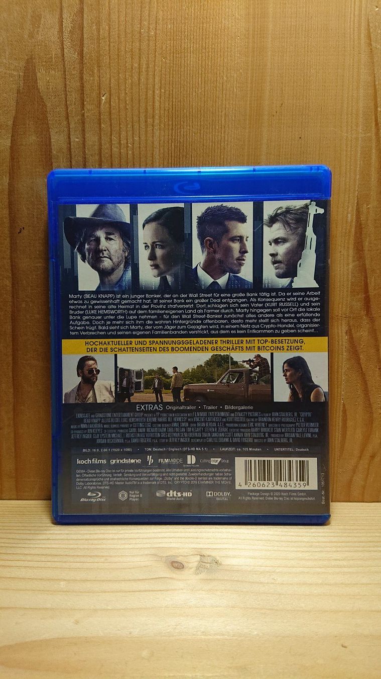 Tutti i DVDs: CRYPTO Angst ist die härteste Währung Blu-Ray – Usato da Wilderswil venduto da Exebub 1