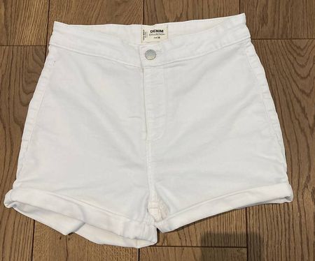 Weisse Denin Shorts Grösse 36