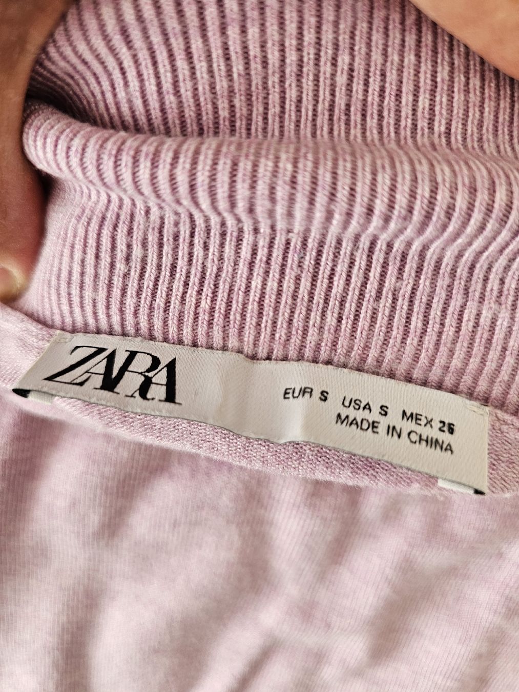 Zara Pullover & Sweatshirts: Zara Damen Rollkragenpullover Gr. S Flieder – Gebraucht aus Steinmaur von Kiki_m240 1