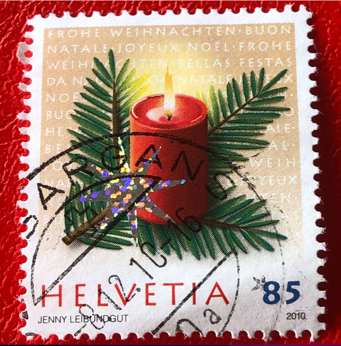 Tutti i francobolli: Nr.1373  Kerze 2010 mit Stempel – Usato da Aarau venduto da Billa007