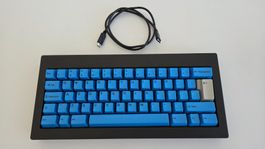 Brand New Model F F62 Kishsaver Keyboard – Blue QWERTY