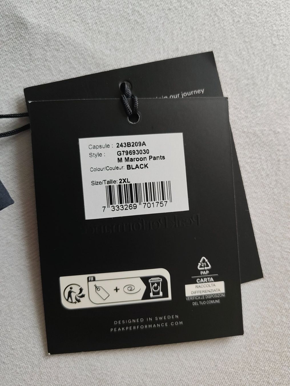 Peak Performance Pantaloni: Peak Performance Skihose "Maroon M", Grösse 2XL in schwarz – Nuovo e nell'imballaggio originale da Zürich venduto da chi_g2tg 2