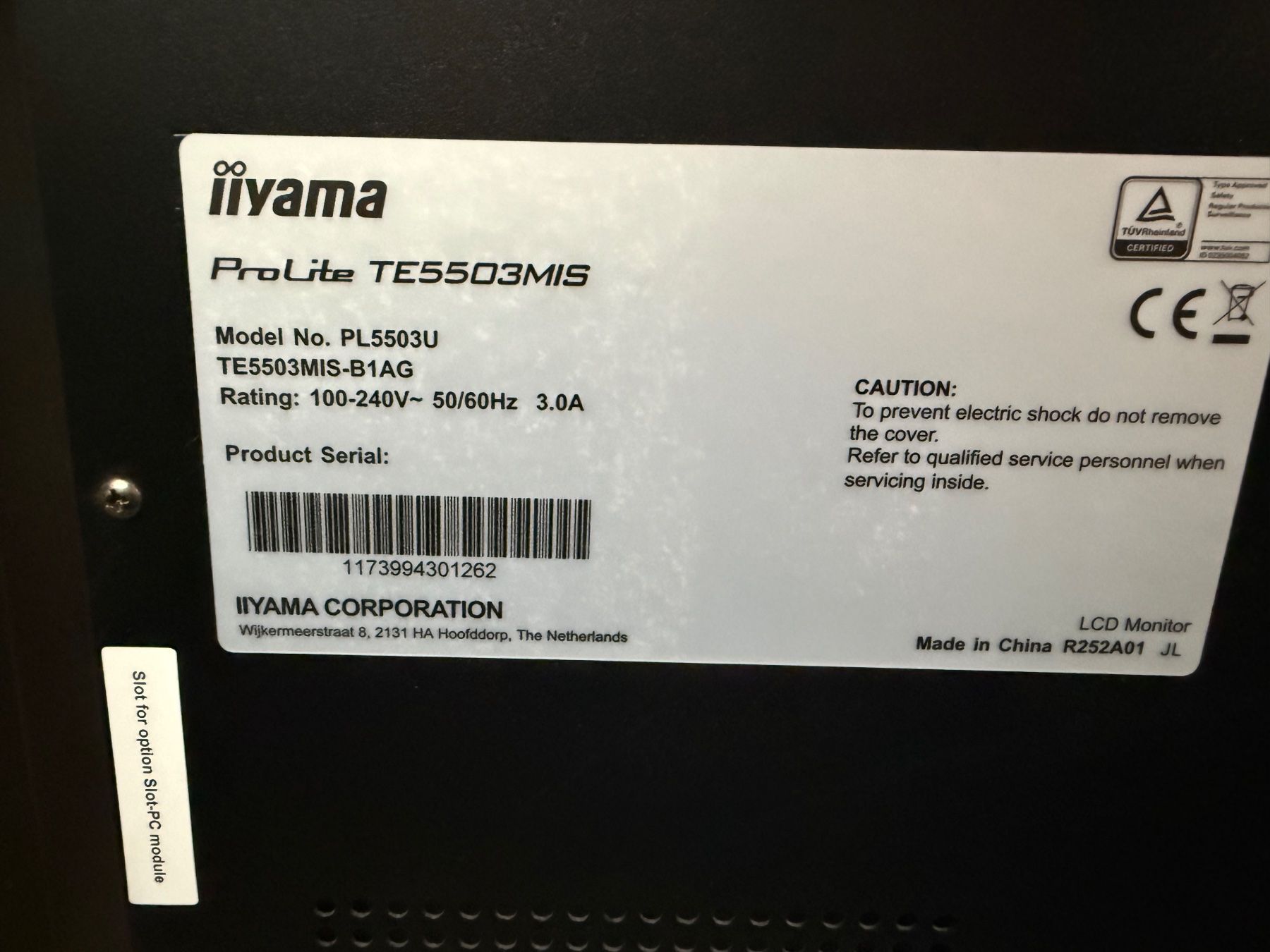 Iiyama Ecrans: 4K-UHD-LCD-Touchdisplay - Fernseher – Neuf (Voir description) à Oberriet SG par Petros. 6