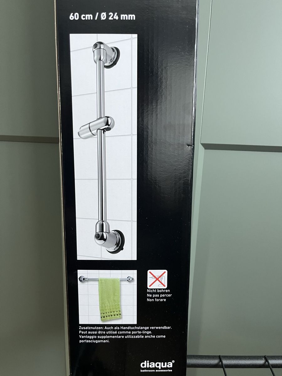 Altro per il bagno: Duschgleitstange 60cm mit Saugknöpfen – Nuovo e nell'imballaggio originale da Stäfa venduto da menti_s